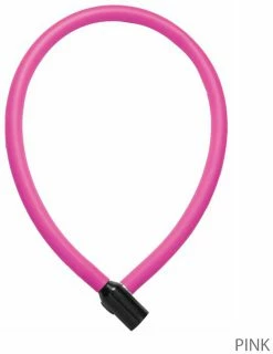 TRELOCK KS 106 60/6 Antivol à Câble -Pas Cher Vélos Magasin 016167070998TrelockKS10660 6Kabelschloss8005439 60cm pink LABEL