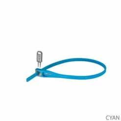Hiplok Z LOK Serrure à Câble Avec Noyau En Acier -Pas Cher Vélos Magasin 20113708 40303053 Hiplok ZLOK Single Kabelbinderschloss mit Stahlkern ZLK1CY cyan scrift