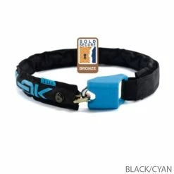 Hiplok Antivol à Chaîne Lite -Pas Cher Vélos Magasin 20113709 40303055 Hiplok Lite tragbares 6mm Kettenschloss HLLOC 0021 LT1BC CyanBlack
