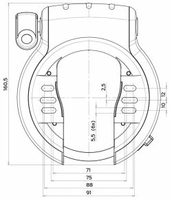 AXA Antivol De Cadre Defender Retractable -Pas Cher Vélos Magasin Axa Defender Retractable Rahmenschloss 55665195V405SC e