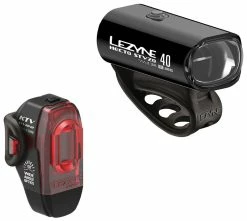 Lezyne Kit D'éclairage Hecto Drive 40 + KTV Drive StVZO