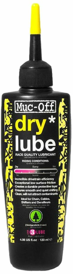 Muc-Off Dry Lube Huile Pour Chaîne Sèche -Pas Cher Vélos Magasin Muc Off Dry Lube 120ml 1