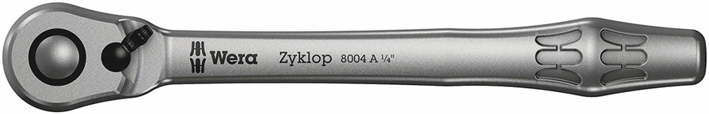Wera 8004 A Cliquet Zyklop Metal Avec Levier D'inversion, à Carré 1/4" 1 Wera 8004 A Cliquet Zyklop Metal Avec Levier D'inversion, à Carré 1/4"