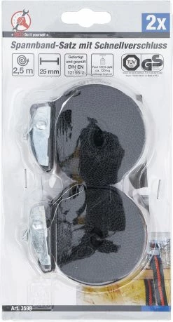 BGS Technic Jeu De Bandes De Serrage Avec Fermeture Rapide (2 Pièces) 5 BGS Technic Jeu De Bandes De Serrage Avec Fermeture Rapide (2 Pièces) -Pas Cher Vélos Magasin bgs technic 3599 Spannband Satz mit Schnellverschluss 2 Stuck 3