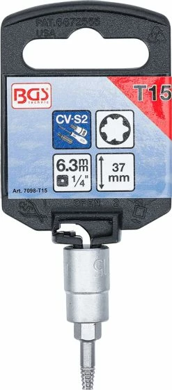 BGS Technic Jeu De Douilles à Embout D'extraction De Vis Pour Torx 1/4" Et 3/8" 7 Pièces 10 BGS Technic Jeu De Douilles à Embout D'extraction De Vis Pour Torx 1/4" Et 3/8" 7 Pièces -Pas Cher Vélos Magasin bgs technic 7098 Schraubenausdreher Bit Einsatz Satz fur Torx 14 und 38 7 teilig 5