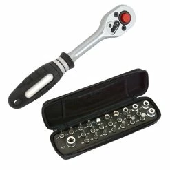 Radon Jeu De Clés à Cliquet Comp 1/4" Avec Embouts